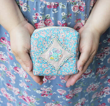 Clover Blue - Compact Sewing Kit