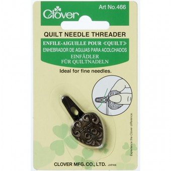 Clover Desk Needle Threader - Purple